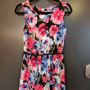 Summer dress with flowers